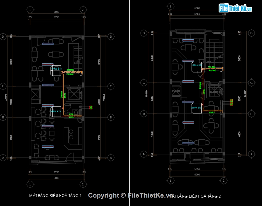 Cấp điện nước shophouse,Bản vẽ M&E Shophouse 5 tầng,autocad điện nước,Hệ thống điện nước điều hòa